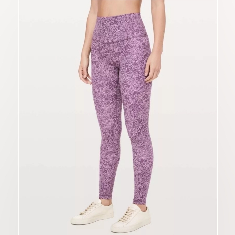 NWT Lululemon Womens Align Pant 28" Arabesque Antoinette Smoky Quartz Size 4